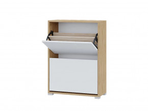 Обувница Домино белый в Междуреченском - mezhdurechenskij.mebel-tymen.ru | фото