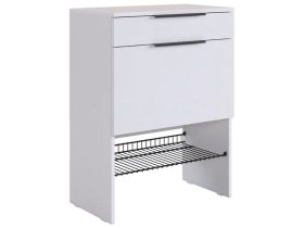 Обувница Баско белое дерево/белое дерево в Междуреченском - mezhdurechenskij.mebel-tymen.ru | фото