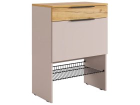 Обувница Баско кашемир/дуб крафт золотой в Междуреченском - mezhdurechenskij.mebel-tymen.ru | фото