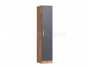 Пенал Мартина ЛДСП Графит, Дуб крафт в Междуреченском - mezhdurechenskij.mebel-tymen.ru | фото