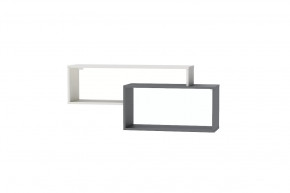 Полка Клео Пл-1, 1150 мм, графит, миндаль Диал в Междуреченском - mezhdurechenskij.mebel-tymen.ru | фото