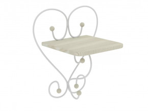 Полка настенная Милсон белая в Междуреченском - mezhdurechenskij.mebel-tymen.ru | фото