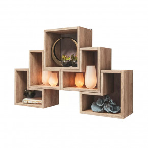 Полка Смарт-1 крафт в Междуреченском - mezhdurechenskij.mebel-tymen.ru | фото