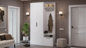 Прихожая «Агата» №2 Белый в Междуреченском - mezhdurechenskij.mebel-tymen.ru | фото