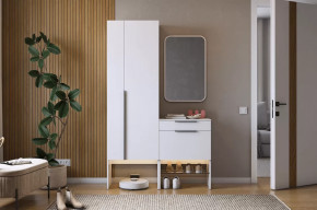 Прихожая Баско К8 белое дерево в Междуреченском - mezhdurechenskij.mebel-tymen.ru | фото