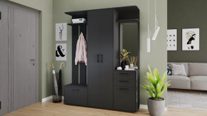 Прихожая «Витра» Антрацит в Междуреченском - mezhdurechenskij.mebel-tymen.ru | фото