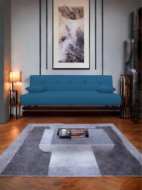 Прямой диван манго 1 Савана Деним/Планки орех в Междуреченском - mezhdurechenskij.mebel-tymen.ru | фото