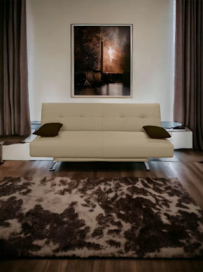 Прямой диван манго 2 Нео Латте/Подушки Нео Шоколад в Междуреченском - mezhdurechenskij.mebel-tymen.ru | фото