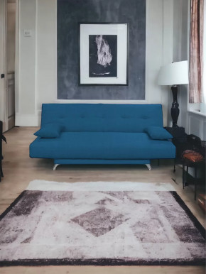 Прямой диван манго 2 Савана Деним в Междуреченском - mezhdurechenskij.mebel-tymen.ru | фото