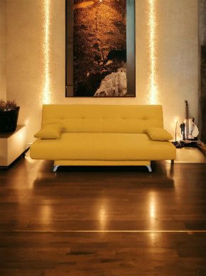 Прямой диван манго 2 Савана Елоу в Междуреченском - mezhdurechenskij.mebel-tymen.ru | фото