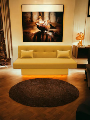 Прямой диван манго 4 Савана Елоу в Междуреченском - mezhdurechenskij.mebel-tymen.ru | фото