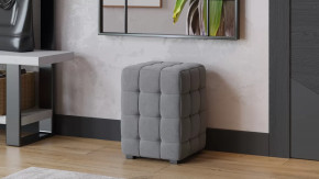 Пуф «Аристо» Велюр Серый в Междуреченском - mezhdurechenskij.mebel-tymen.ru | фото