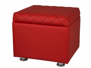 Пуф Вега (красный) в Междуреченском - mezhdurechenskij.mebel-tymen.ru | фото