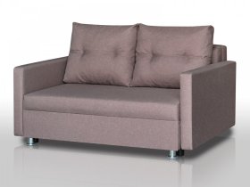 Диван Реал 120 с подлокотниками латте в Междуреченском - mezhdurechenskij.mebel-tymen.ru | фото