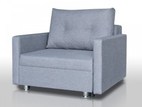 Кресло-кровать Реал 80 с подлокотниками грей в Междуреченском - mezhdurechenskij.mebel-tymen.ru | фото