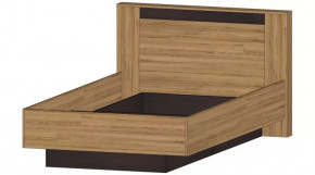 Серия Бостон Кровать 1200 дуб вотан в Междуреченском - mezhdurechenskij.mebel-tymen.ru | фото