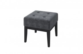 ШАРЛИЗ-спальня Банкетка (ш412*г412*в406мм), Бренди лайт 26 (серый)/массив в Междуреченском - mezhdurechenskij.mebel-tymen.ru | фото