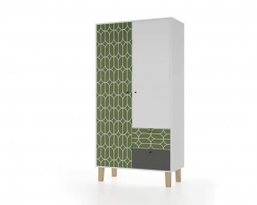 Шкаф 2-х створчатый "Story" (Овалы) в Междуреченском - mezhdurechenskij.mebel-tymen.ru | фото