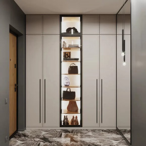 Шкаф 2000 Грей классик шагрень Либерти в Междуреченском - mezhdurechenskij.mebel-tymen.ru | фото