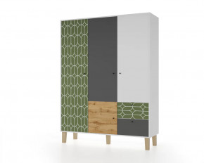 Шкаф 3-х створчатый "Story" (Овалы) в Междуреченском - mezhdurechenskij.mebel-tymen.ru | фото