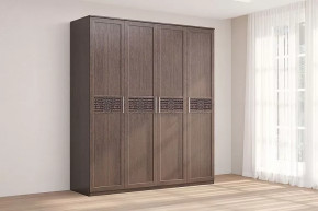 Шкаф 4-х створчатый Кэт-4 Венге Диал в Междуреченском - mezhdurechenskij.mebel-tymen.ru | фото