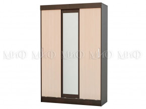 Шкаф Басямиф, дуб беленый/венге в Междуреченском - mezhdurechenskij.mebel-tymen.ru | фото