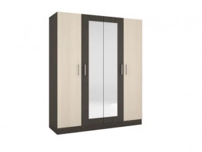 Шкаф четырехстворчатый Леси Венге-Дуб в Междуреченском - mezhdurechenskij.mebel-tymen.ru | фото