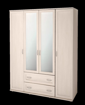 Шкаф для одежды 4-х дверный «Ника-Люкс» №19 в Междуреченском - mezhdurechenskij.mebel-tymen.ru | фото