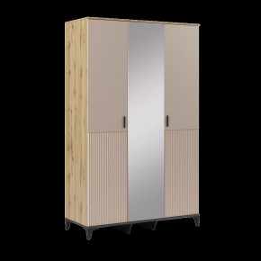 Шкаф для одежды и белья с зеркалом Дюна №1 в Междуреченском - mezhdurechenskij.mebel-tymen.ru | фото