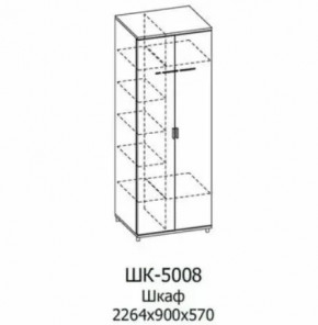 Шкаф для одежды и белья ШК-5008 Грейс в Междуреченском - mezhdurechenskij.mebel-tymen.ru | фото