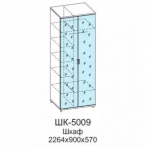 Шкаф для одежды и белья ШК-5009 Грейс в Междуреченском - mezhdurechenskij.mebel-tymen.ru | фото