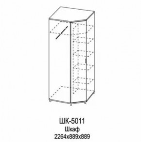 Шкаф для одежды и белья ШК-5011 Грейс в Междуреченском - mezhdurechenskij.mebel-tymen.ru | фото