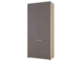 Шкаф двухстворчатый Анталия Сонома-Графит софт в Междуреченском - mezhdurechenskij.mebel-tymen.ru | фото