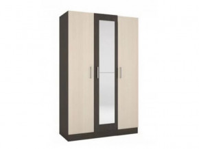 Шкаф трехстворчатый Леси Венге-Дуб в Междуреченском - mezhdurechenskij.mebel-tymen.ru | фото