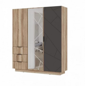 Шкаф трехстворчатый ШК-01 Даллас в Междуреченском - mezhdurechenskij.mebel-tymen.ru | фото