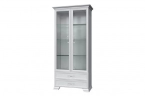 Шкаф витрина-2 стекла "Грация" в Междуреченском - mezhdurechenskij.mebel-tymen.ru | фото