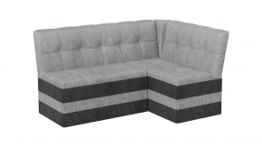 Скамья угловая «Оскар» исп. 2 Микровелюр Wellmart Silver, Graphite в Междуреченском - mezhdurechenskij.mebel-tymen.ru | фото