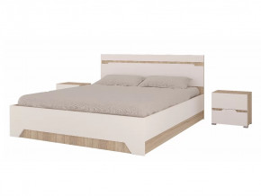 Спальный гарнитур Анталия Сонома-Белый софт в Междуреченском - mezhdurechenskij.mebel-tymen.ru | фото