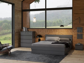 Спальный гарнитур Челси Графит в Междуреченском - mezhdurechenskij.mebel-tymen.ru | фото