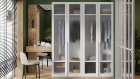 Спальный гарнитур «Порто» №4 Яблоня Беллуно, Белый в Междуреченском - mezhdurechenskij.mebel-tymen.ru | фото