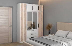 Спальный гарнитур Вегас (ЛДСП Белый) в Междуреченском - mezhdurechenskij.mebel-tymen.ru | фото