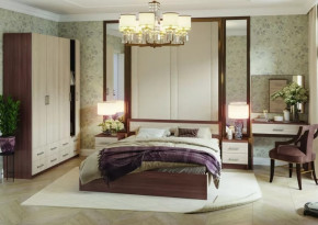 Спальня Гармония венге-дуб белфорт в Междуреченском - mezhdurechenskij.mebel-tymen.ru | фото