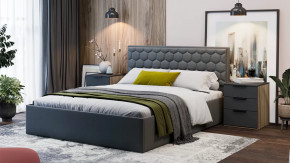 Спальня «Порто» Яблоня Беллуно, Графит софт в Междуреченском - mezhdurechenskij.mebel-tymen.ru | фото