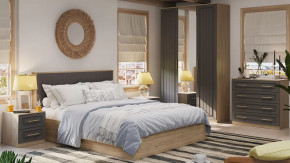 Спальня «Сэнди» Вяз благородный, Серый вулкан в Междуреченском - mezhdurechenskij.mebel-tymen.ru | фото