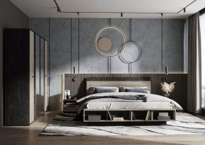 Спальня Эдинбург в Междуреченском - mezhdurechenskij.mebel-tymen.ru | фото