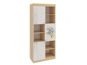 Стеллаж Форсаж дуб сонома/белый в Междуреченском - mezhdurechenskij.mebel-tymen.ru | фото