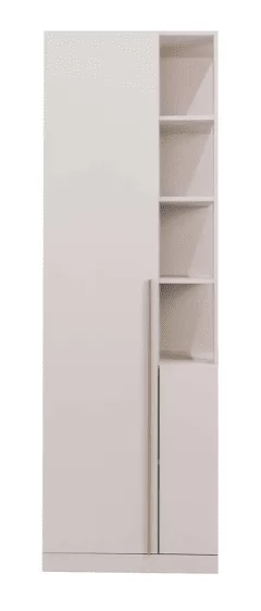 Стеллаж Николь 21.2 Кашемир в Междуреченском - mezhdurechenskij.mebel-tymen.ru | фото