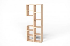 Стеллаж Элемент-2 дуб сонома Герда в Междуреченском - mezhdurechenskij.mebel-tymen.ru | фото