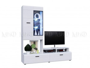 Стенка центр Нэнси New МДФ в Междуреченском - mezhdurechenskij.mebel-tymen.ru | фото