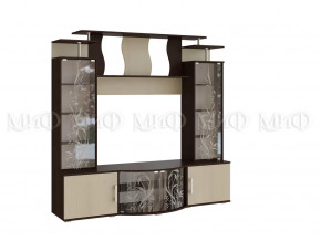 Стенка Виста Дуб беленый/Венге в Междуреченском - mezhdurechenskij.mebel-tymen.ru | фото